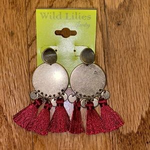 dangly earrings